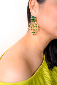 Chloe Emerald Earrings