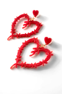 Bichota Earrings - Red