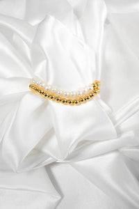 Gold Lust Bracelet - Pearl